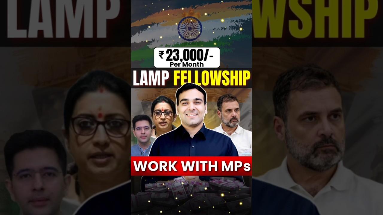 Govt. Internship🥳 Paid Work with Parliament MP's 🔥 #shorts