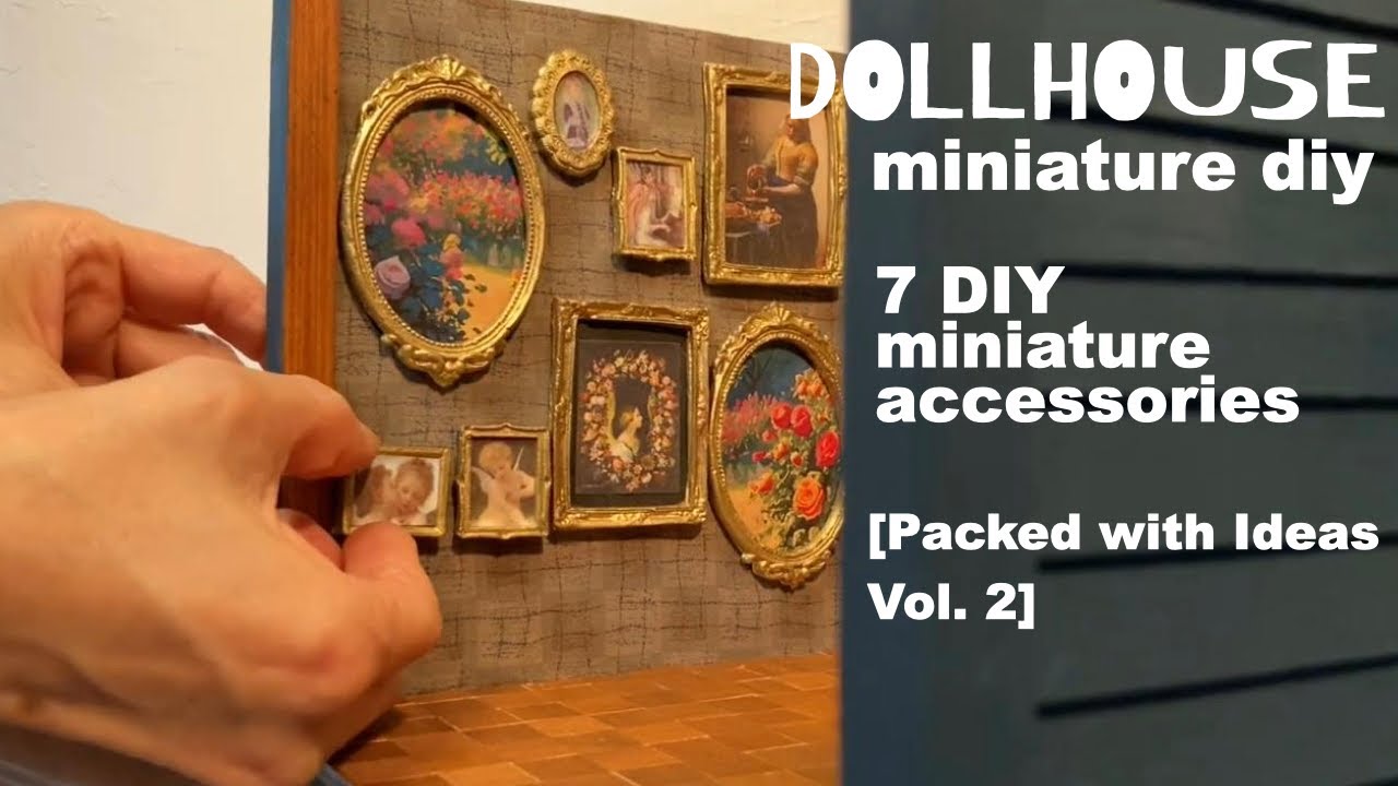 DIY Миниатюры для кукольного домика: 7 идей (Часть 2)