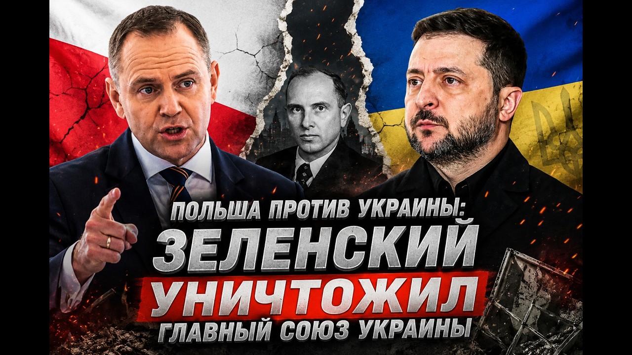 ПОЛЬША ПРОТИВ УКРАИНЫ: Зеленский уничтожил главный союз Украины!
