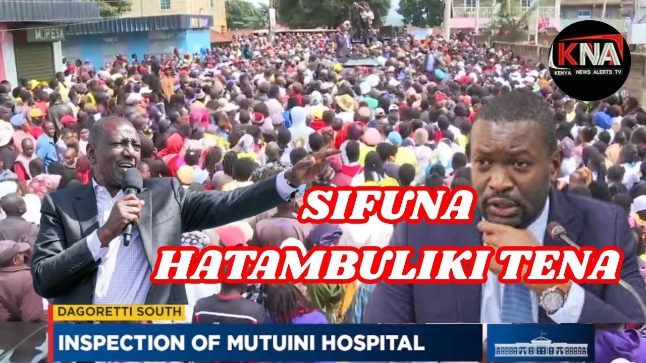EDWIN SIFUNA KICKED OUT LIVE BY RUTO, A DIFFERENT PERSON GIVEN A RECOGNITION OF NAIROBI SENATOR.
