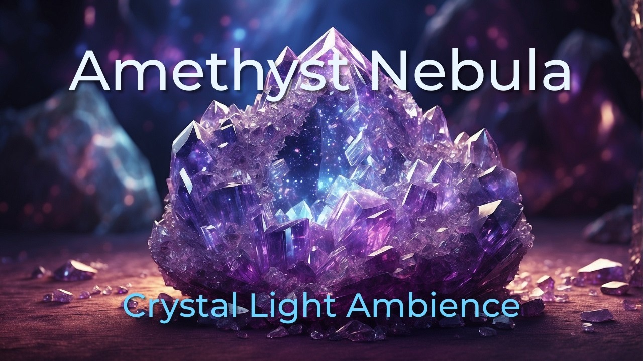 Amethyst Nebula | Crystal Light Ambience · 1 Hour