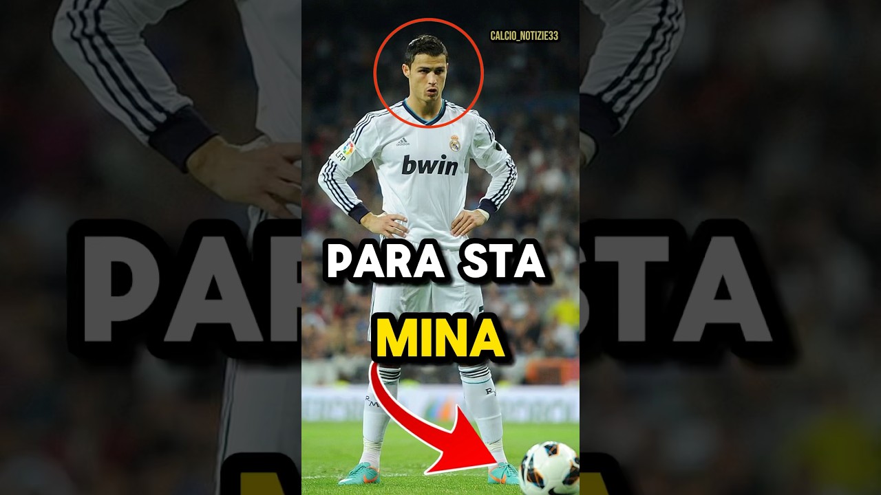 😨il portiere ha cercato di fregarlo! #calcio #football #sports #ronaldo #cr7