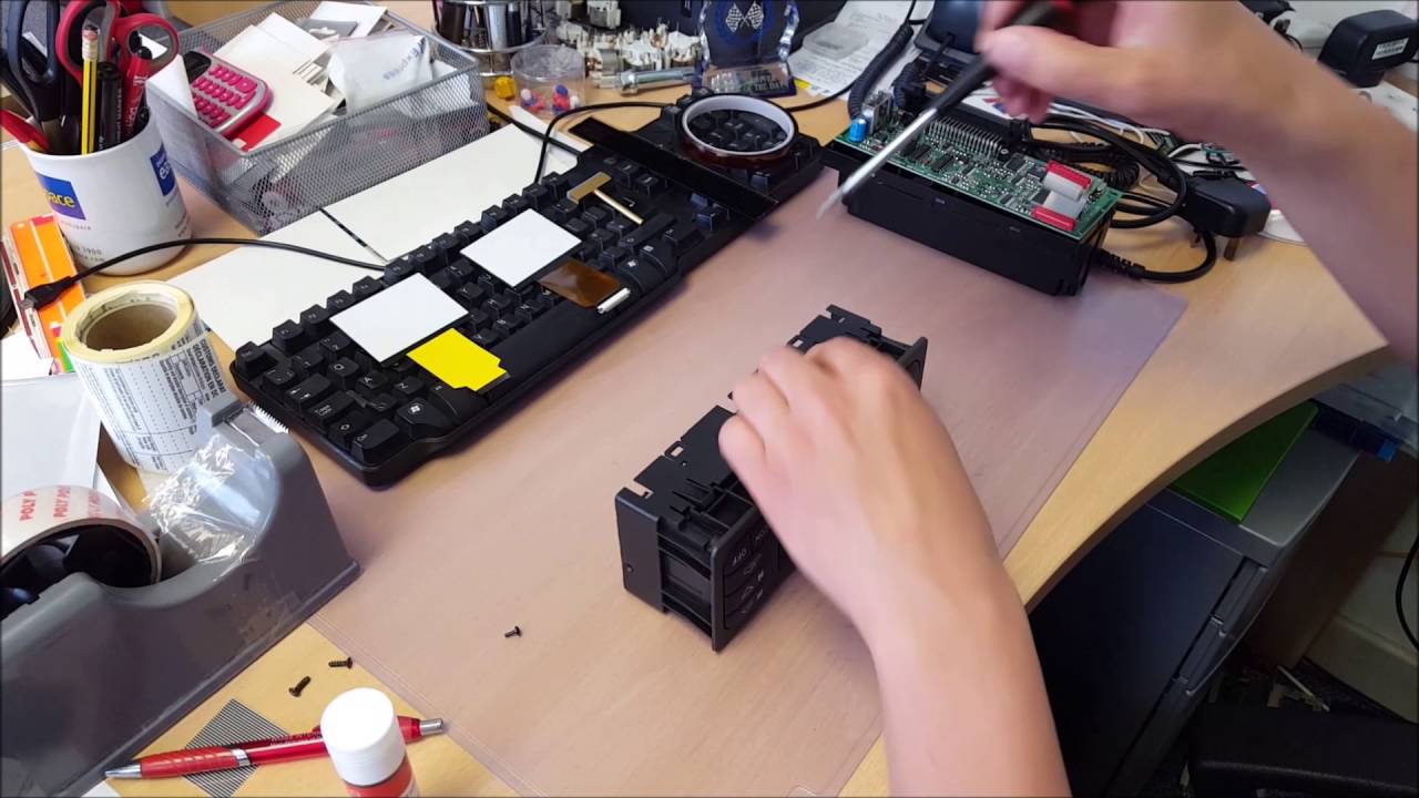 SAAB 93 9.3 ACC LCD Pixel Repair Part 1