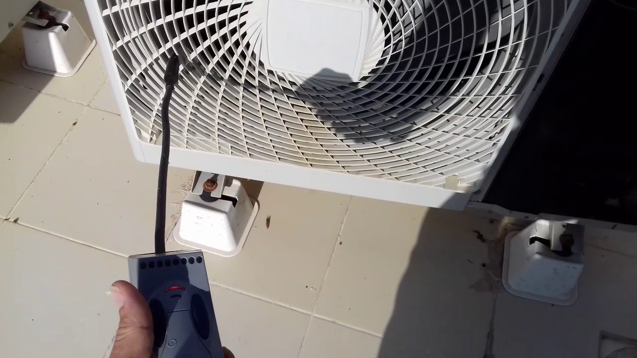 ## Parte 1 -- Buscando fugas com Detector INFICON D-DEK SELECT Fluído Refrigerante R410a