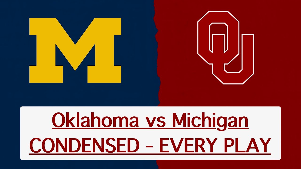 Oklahoma Sooners vs Michigan Wolverines - Condensed Game - Week 2 - 9/6/2025