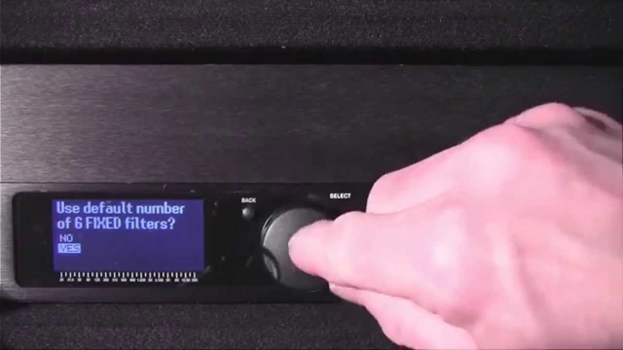 4/4 - DBX DriveRack® PA2 (Thai version) - Wizard Setup