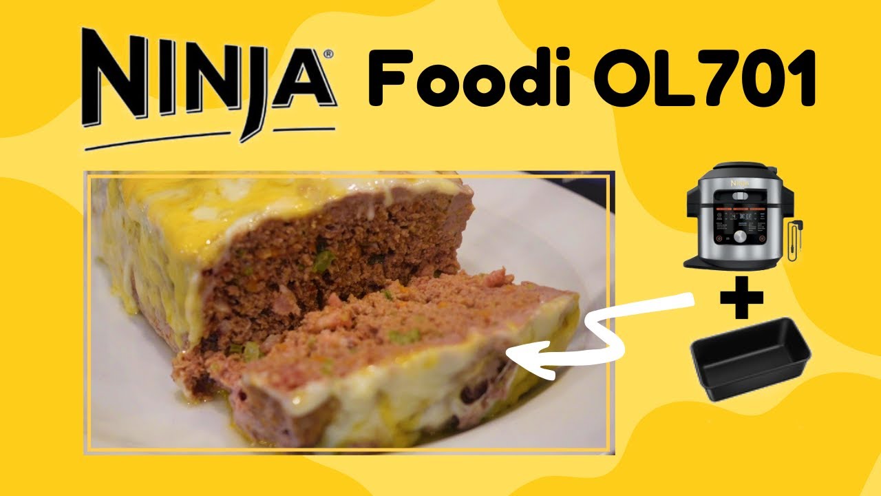 🔥Ninja Foodi 701Pressure Cooker Meatloaf using Ninja Loaf Pan🔥