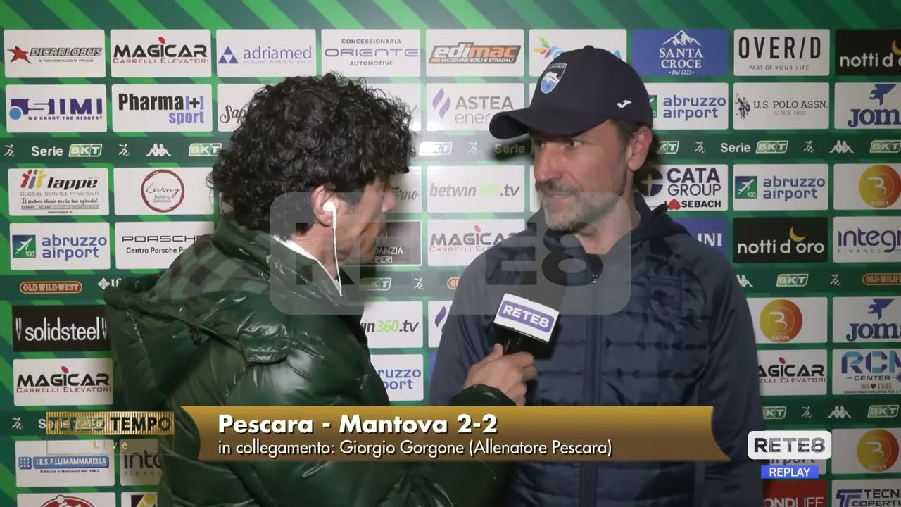 Pescara - Mantova 2-2 91&deg; Gorgone: 