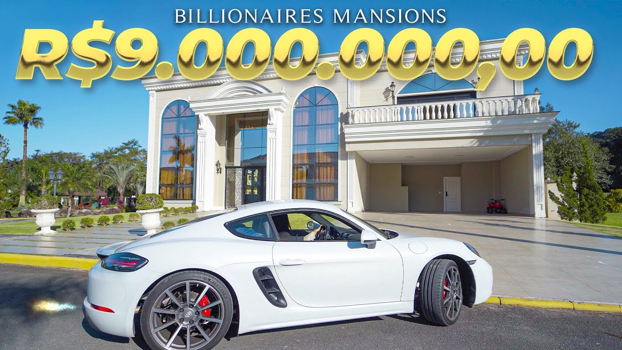 MANSÃO ULTRA LUXUOSA NA RUA DOS BILIONÁRIOS! COM LAGO EXCLUSIVO E PRÓXIMO DO MAR R$9 000 000,00