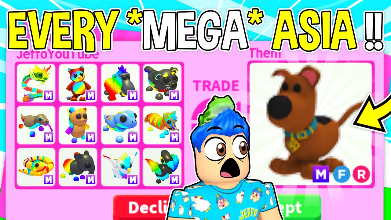 Trading EVERY *MEGA SOUTHEAST ASIA* Egg Pet In Adopt Me Roblox !! Adopt Me Rich Trades (COMPILATION)