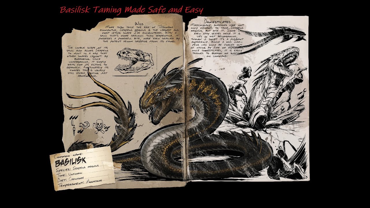[ARK: Survival Ascended] EASY Basilisk Taming Trap (with the new Template Hammer tool)