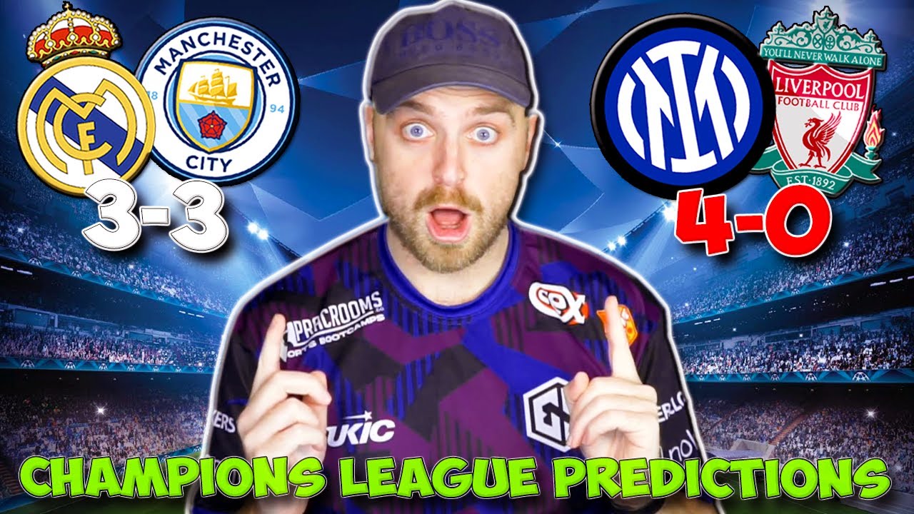 CHAMPIONS LEAGUE 2025/26 WEEK 6 PREDICTIONS & TIPS | REAL MADRID VS MAN CITY & INTER VS LIVERPOOL!