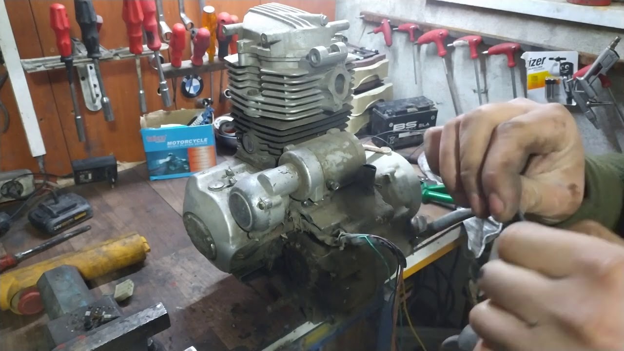 300 LİRALIK HURDA MOTORU ÇALIŞTIRDIM! KELLE MOTOR ÇALIŞTIRMA