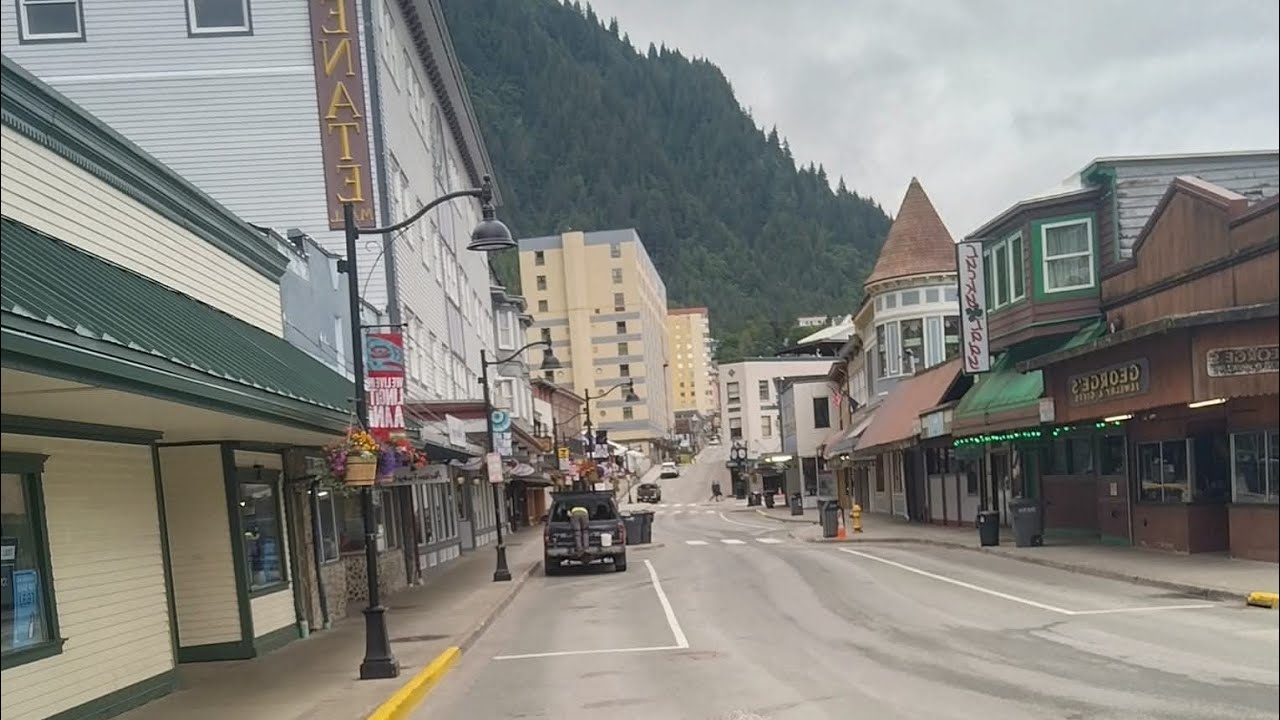 Downtown Juneau, Alaska. Capital of Alaska. Beautiful!