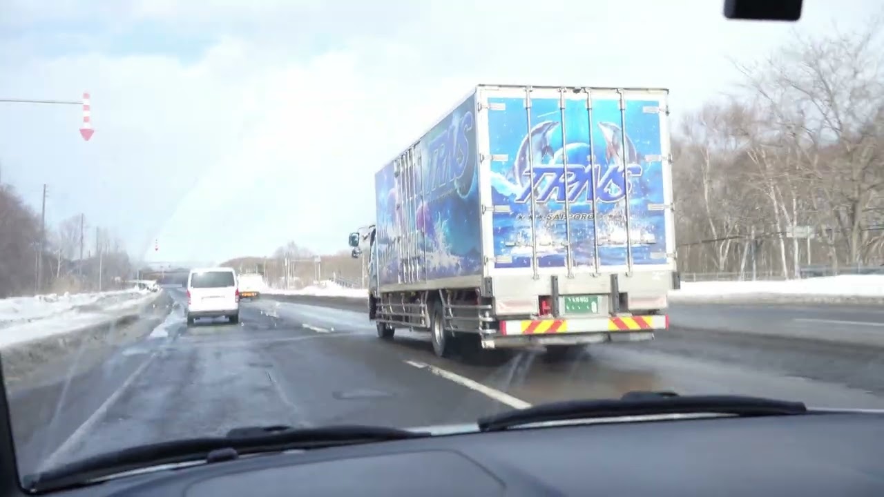 【車載動画】２０２６年２月　北海道イオンモール苫小牧店〜恵庭市　国道３６号線→国道３３７号線→道道６００号線