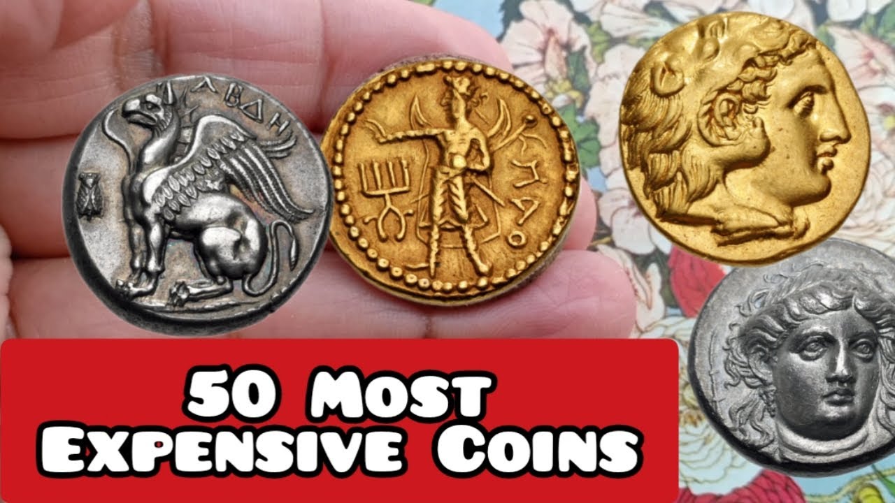 Most Expensive Coins In The World | 50 Top Ancient Greek & Roman Coins Review