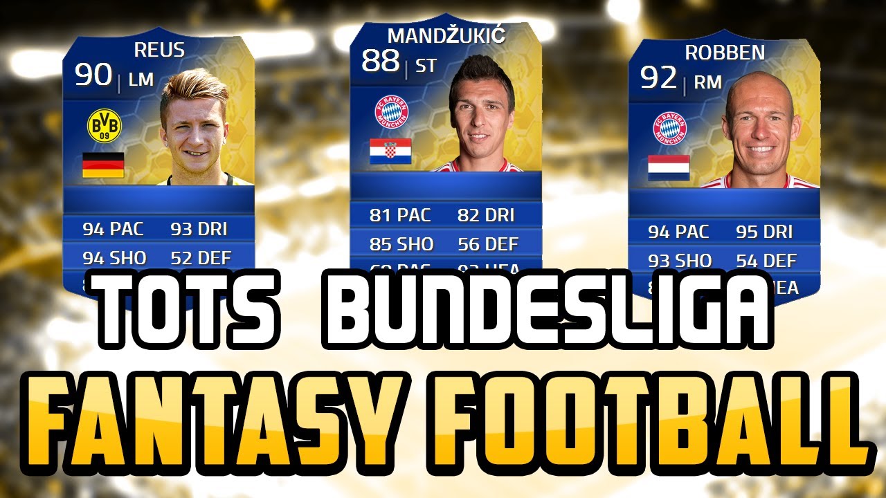 FIFA 14 My TOTS BUNDESLIGA Fantasy Football Squad Builder Ultimate Team