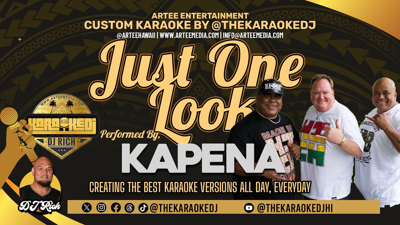 Kapena  - Just One Look (Karaoke Version) by @thekaraokedj POST