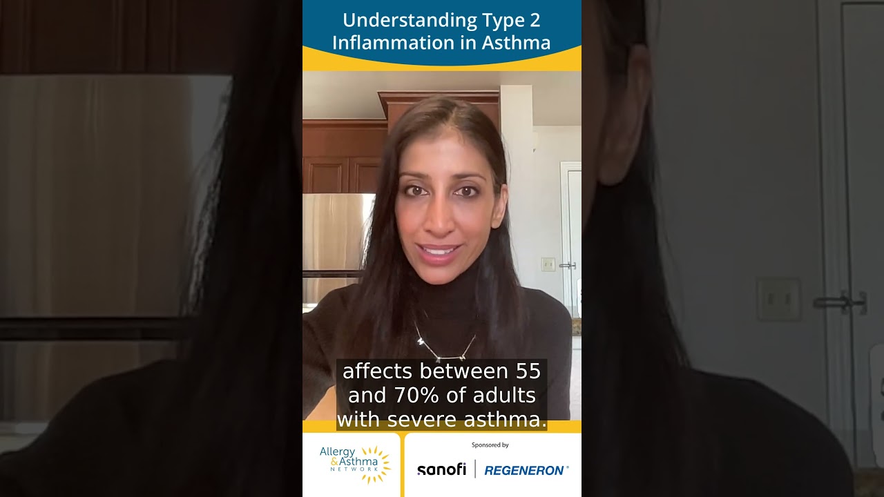 Type 2 inflammation affects up to 70%  of adults with severe asthma! 🤔 #asthma #type2inflammation