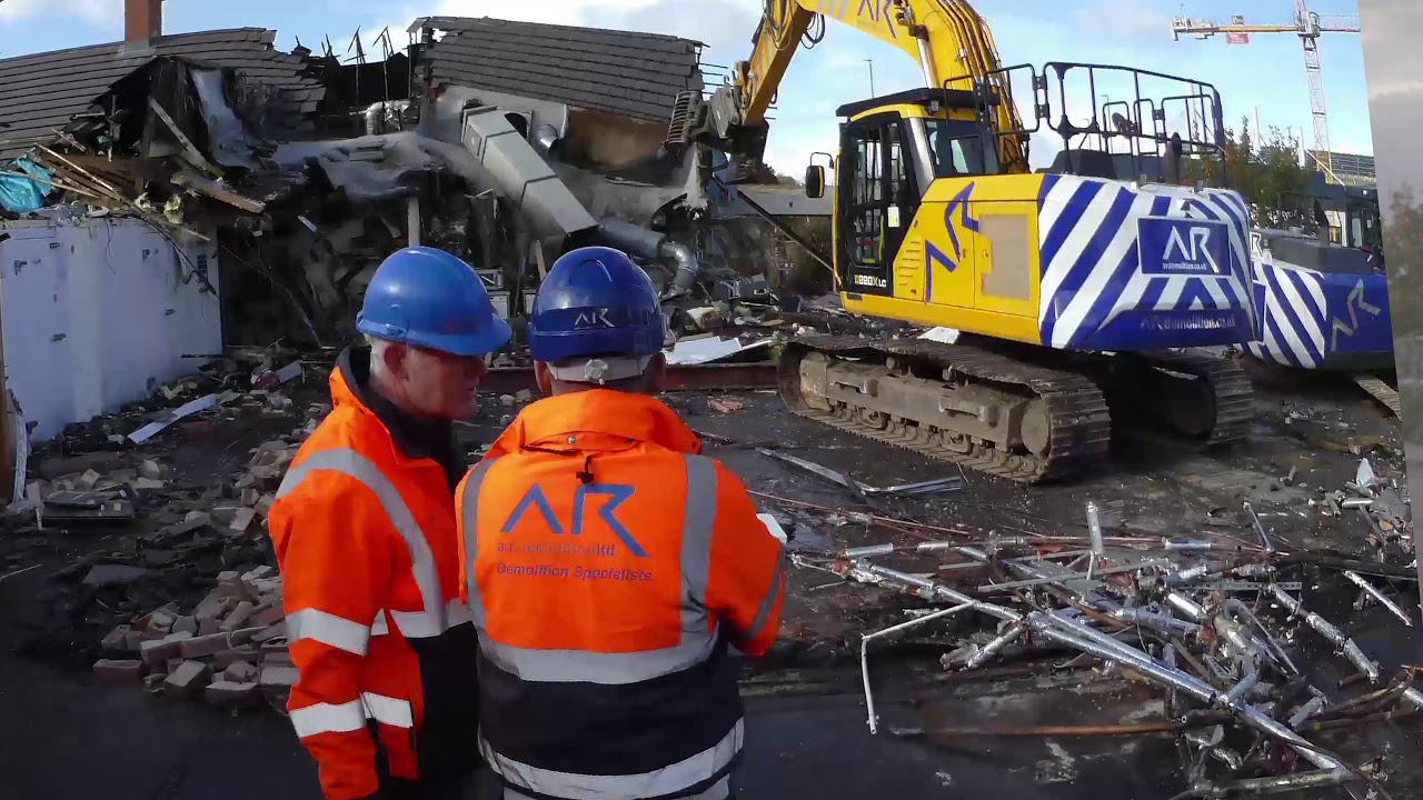 Just One Day - Demolition Company Dismantle and Clear Fire Damaged Building