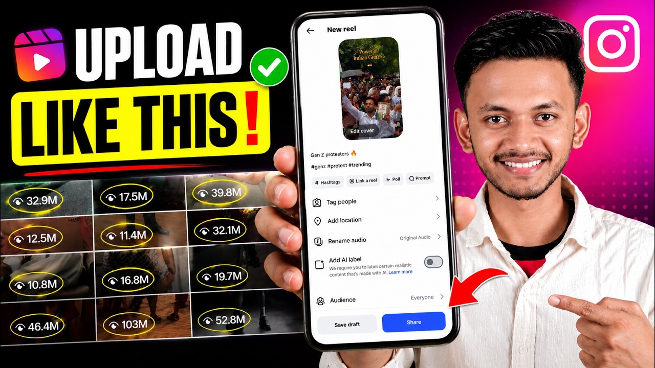 Right Way To Upload Reels On Instagram 2026 | How To Upload Reels On Instagram To Get Viral