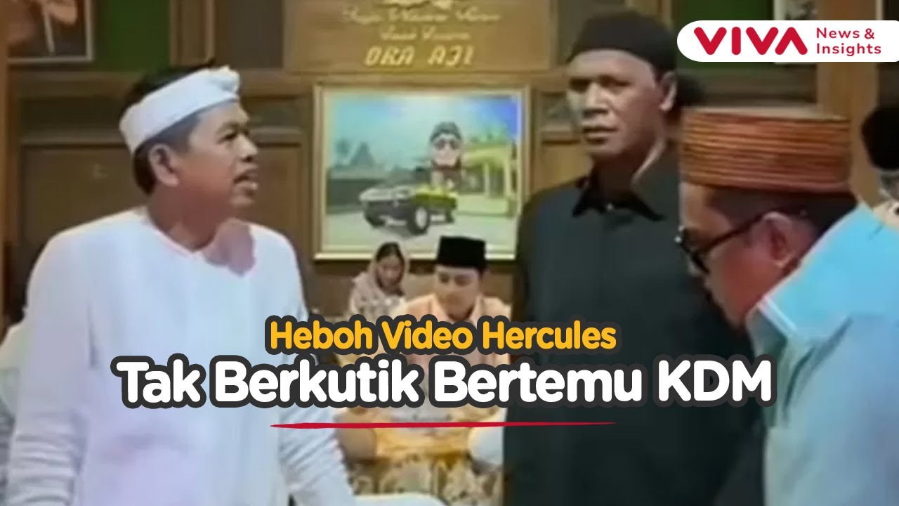 Heboh Video Pertemuan Hercules dan Dedi Mulyadi