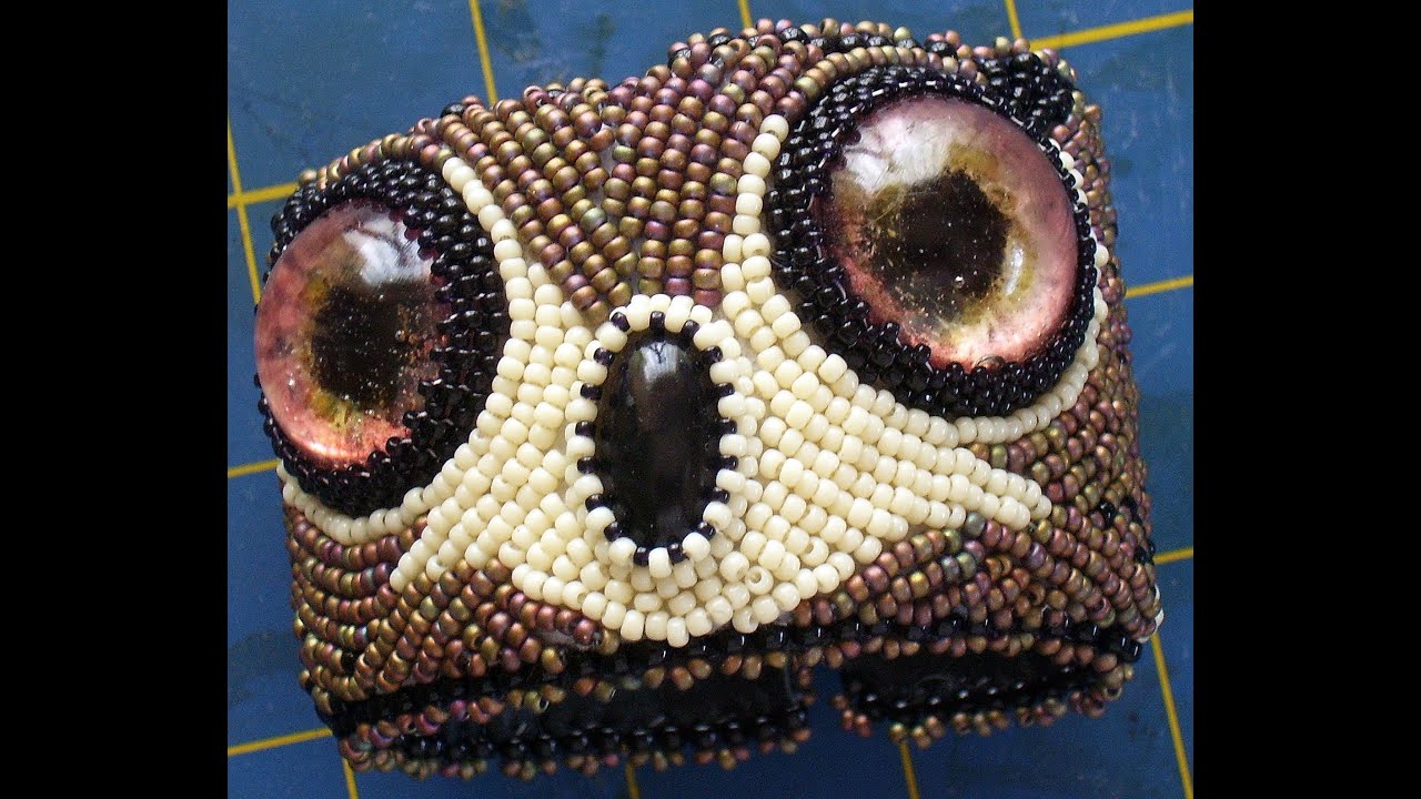 Beaded Owl Cuff!
