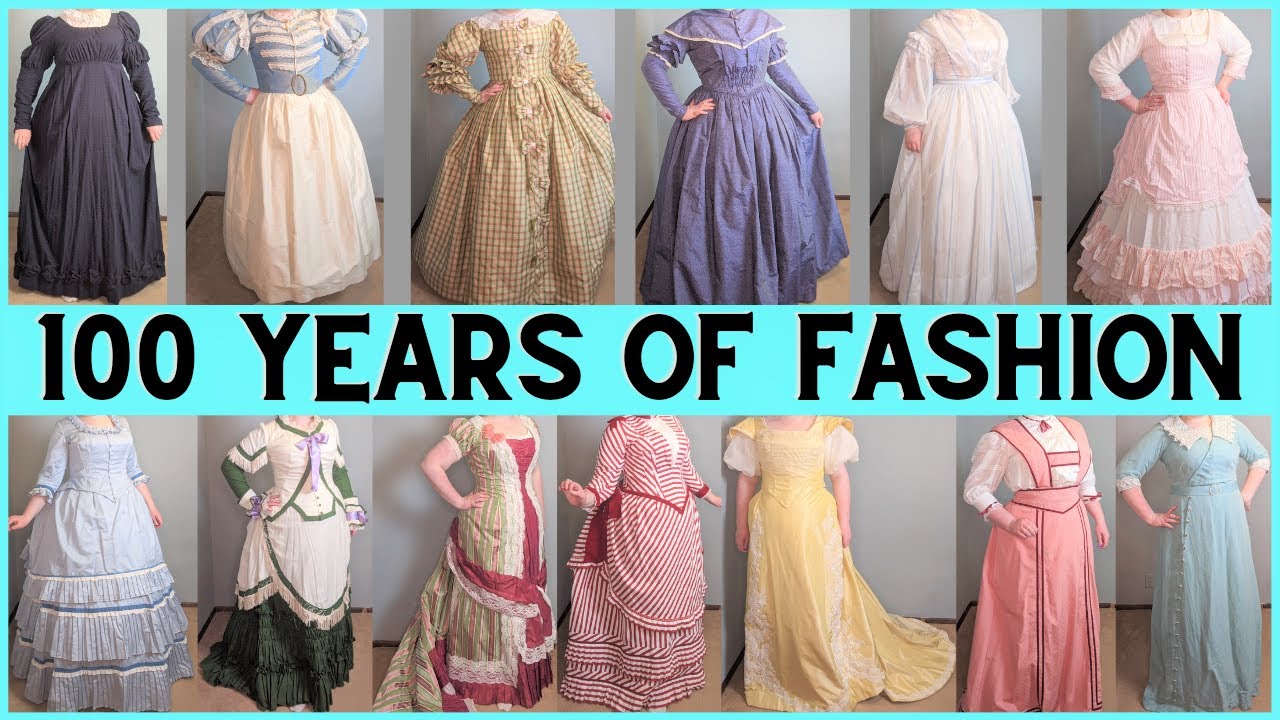 100 Years of Fashion // The Fashionable Plus Size Silhouette from 1820-1910
