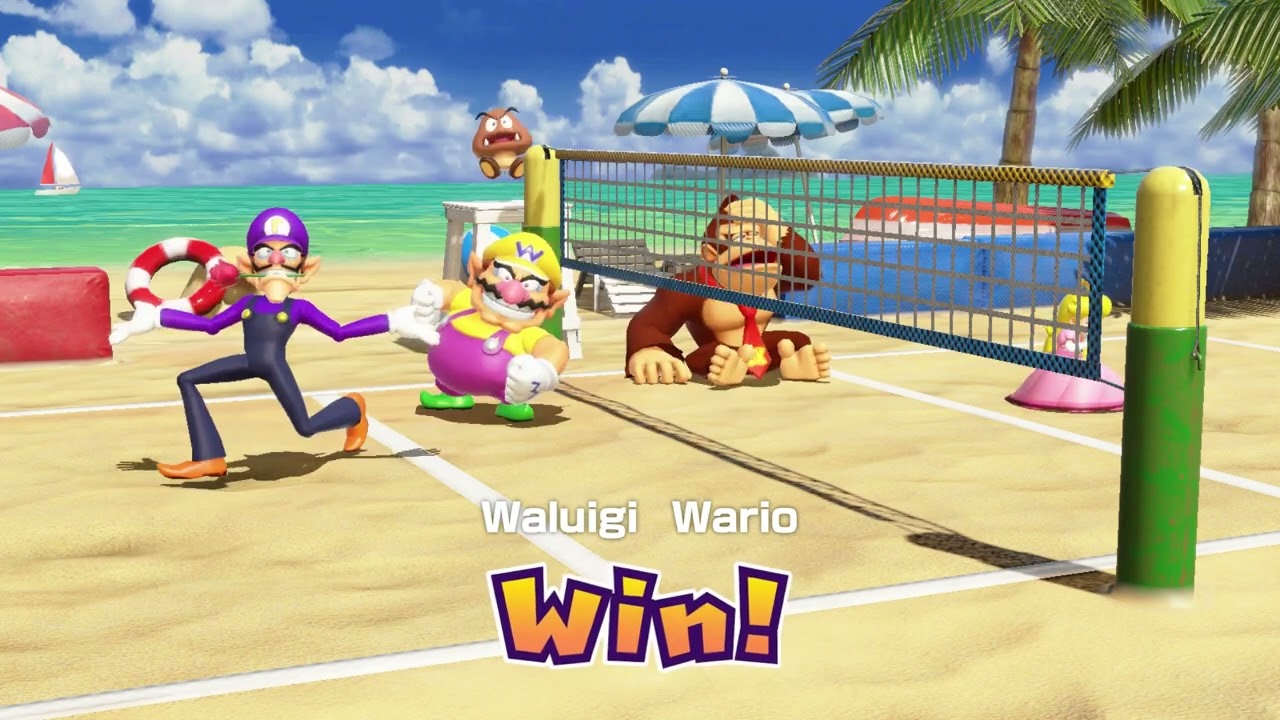 Mario Party Superstars: Beach Volley Folly and Ice Hockey