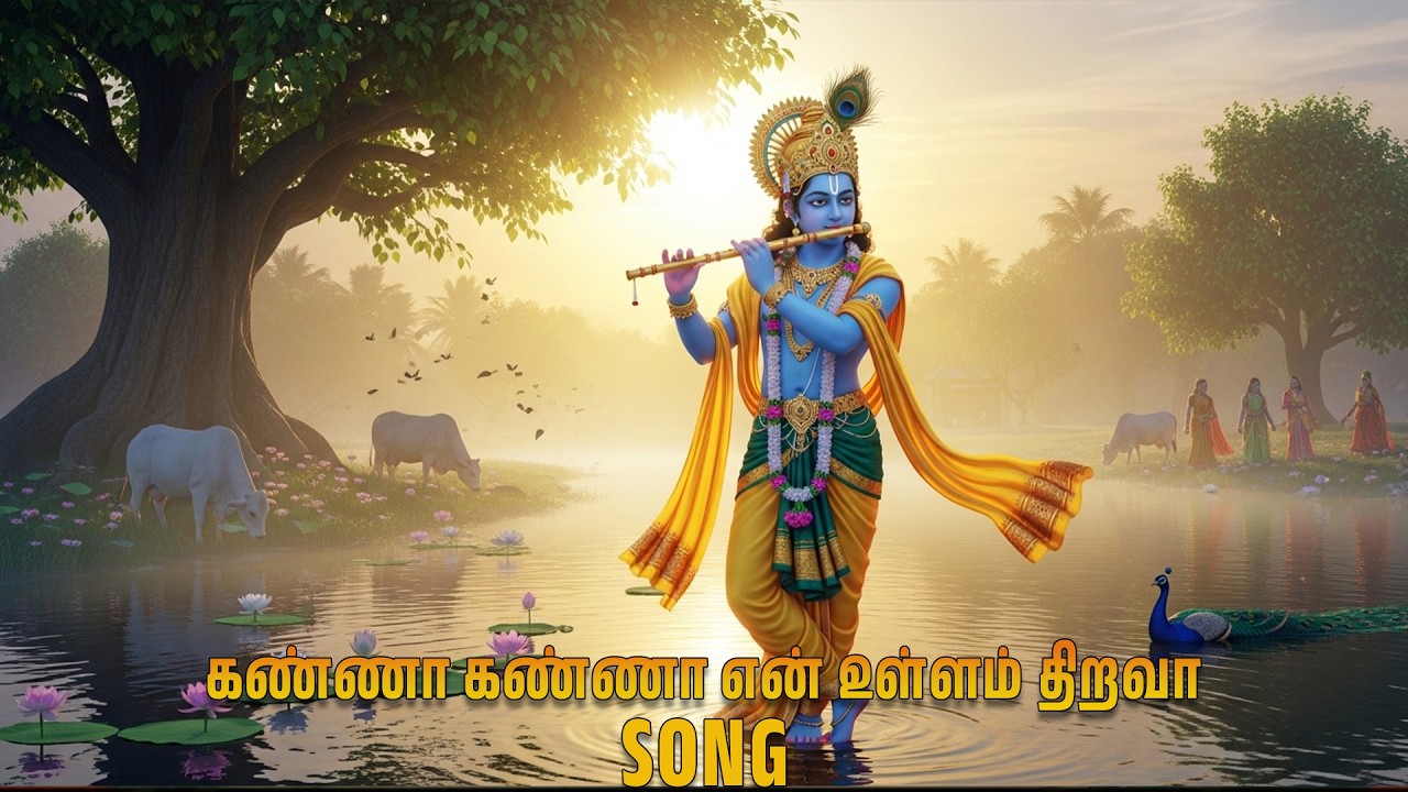 கண்ணா கண்ணா என் உள்ளம் திறவா | Tamil Krishna Song | Brindavan Murali Devotional