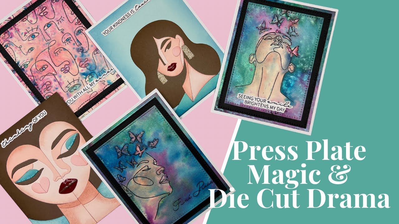 Press Plate Magic & Die cut Drama | Spellbinders All my Senses collection by Jaycee Gaspar
