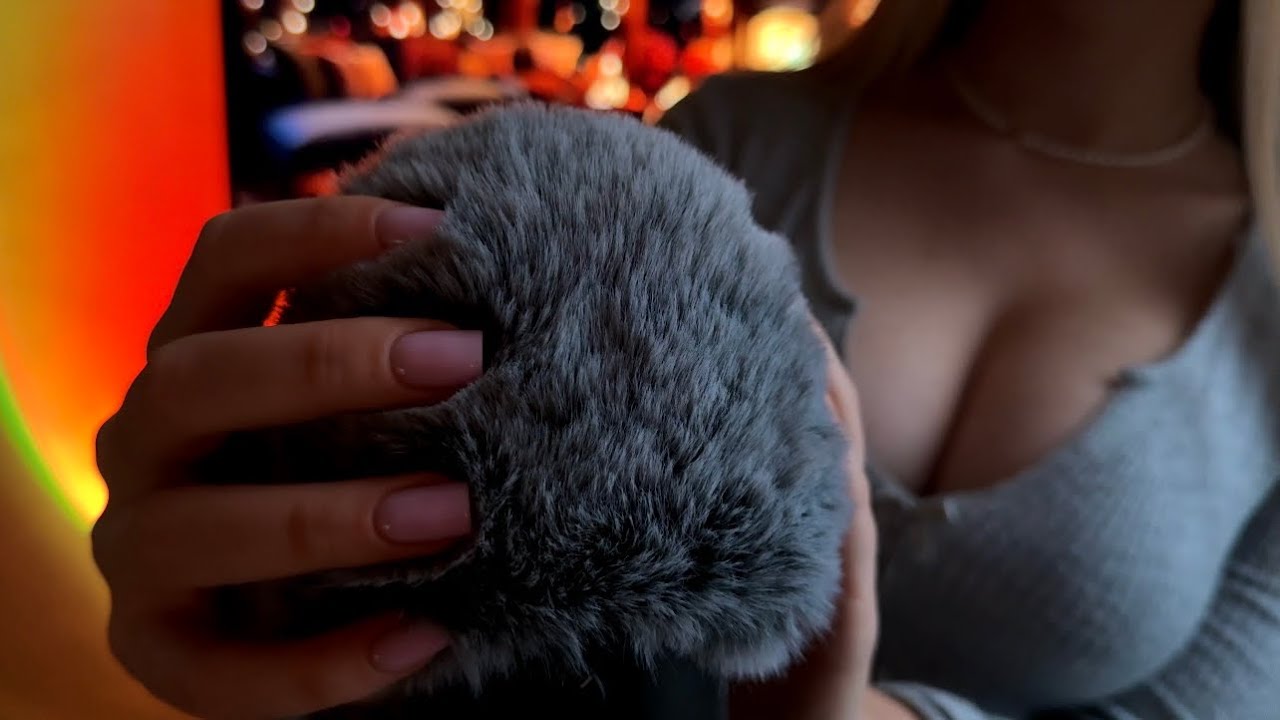 ASMR Fluffy Mic Scratching for Sleep (Rain, 🌧️ No Talking)