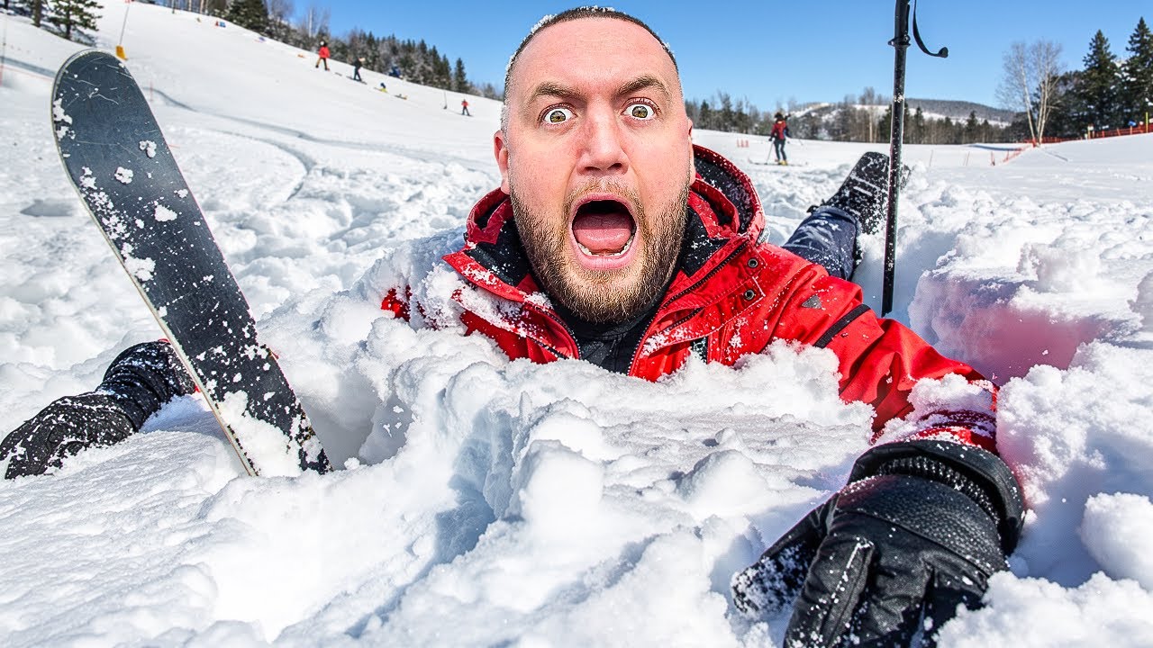 Skiing Until I Have A Crash! 