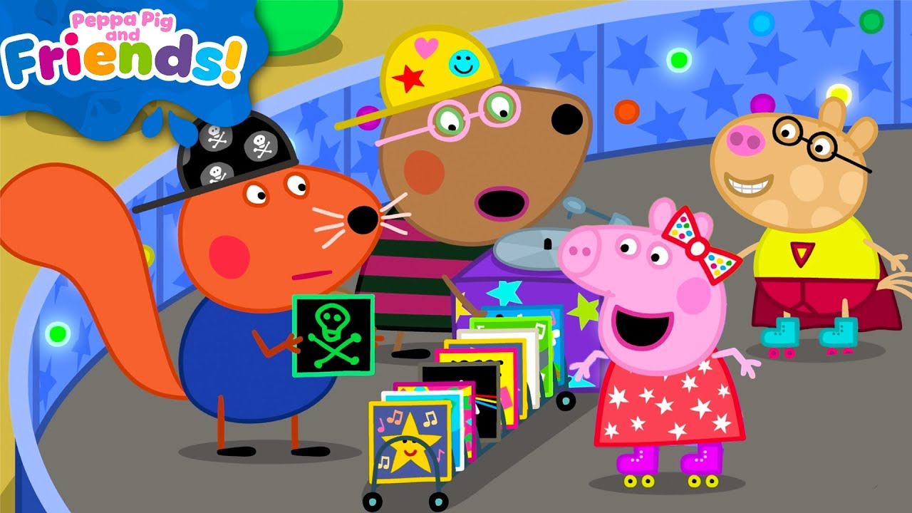Peppa Pig Hosts a GIANT Roller Disco Party! 🛼🎉 | Peppa & Friends | Full Episodes | 1 Hour