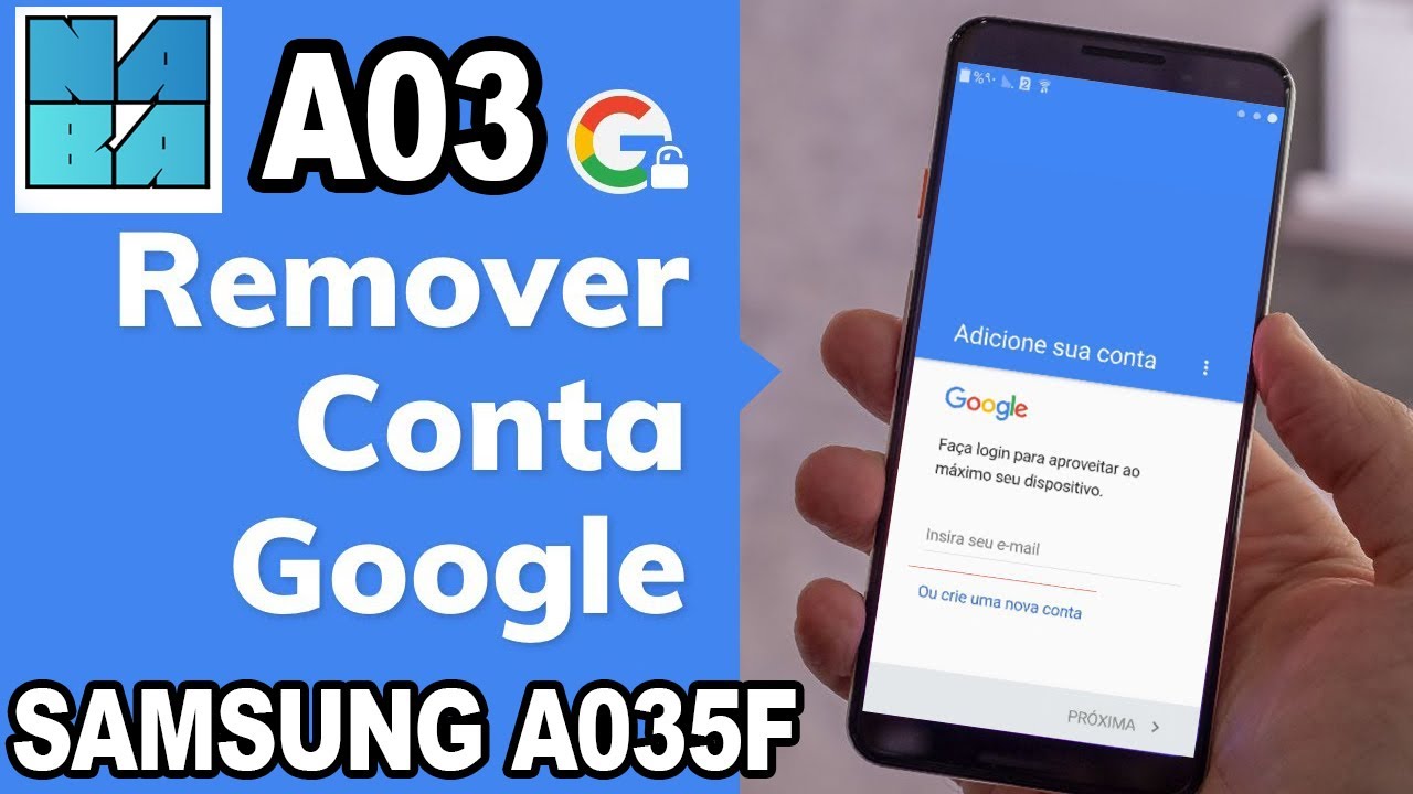 REMOÇÃO CONTA GOOGLE A03