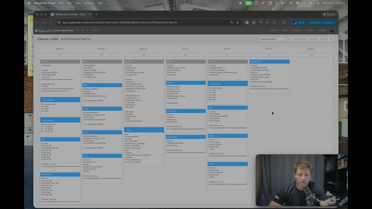 2/2/2026 Weekly Programming Breakdown