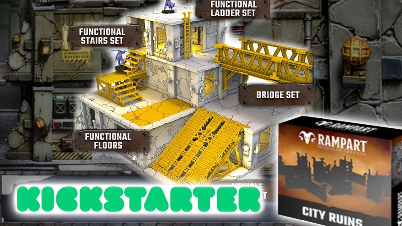 CITY RUINS TERRAIN! New Floors & Walls Make Rampart Perfect For Warhammer 40k