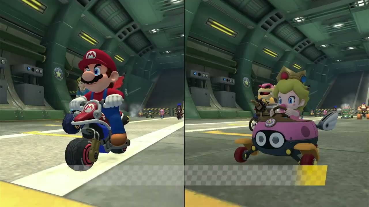Mario Kart 8 Deluxe: Random Items - Blue Shell, Bob-om-blast, Horn in VS Race