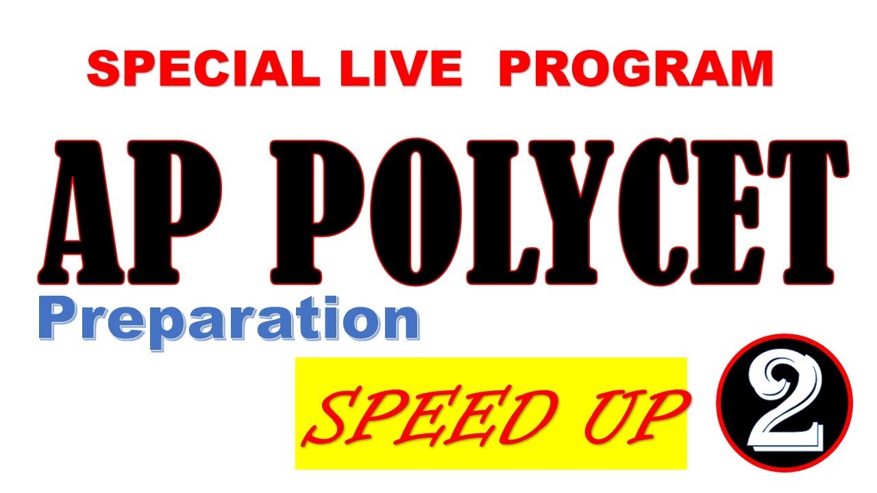 TS POLYCET 2020 paper key//AP POLYCET //Preparation//SPEED UP-Maths 31-60