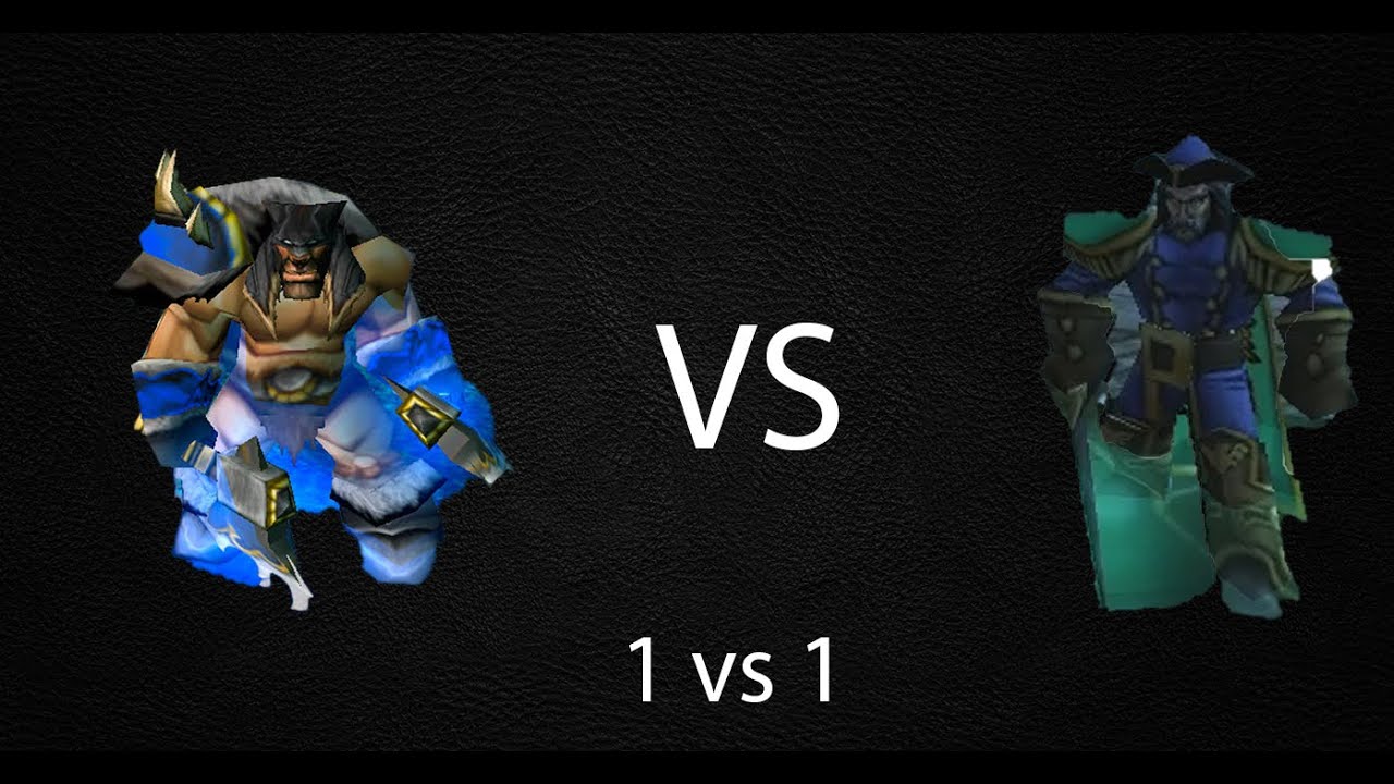 WARCRAFT III ≫REXXAR vs ADMIRAL PROUDMOORE 1vs1