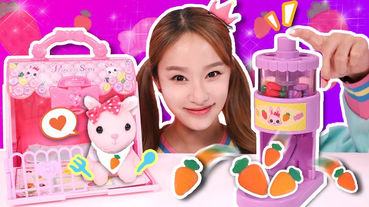 깡총깡총!! 세라의 공주 토끼 애완동물 키우기 장난감 인형놀이 - 지니