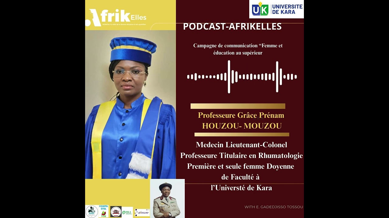 Prof Houzou-Mouzou G. Prénam, seule femme Doyenne de Faculté à l’Université de Kara