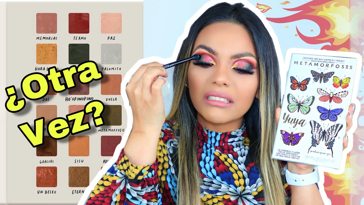 YUYA METAMORFOSIS - RESEÑA PALETA DE SOMBRAS! AY YUYA LO VOLVISTE A HACER?😖