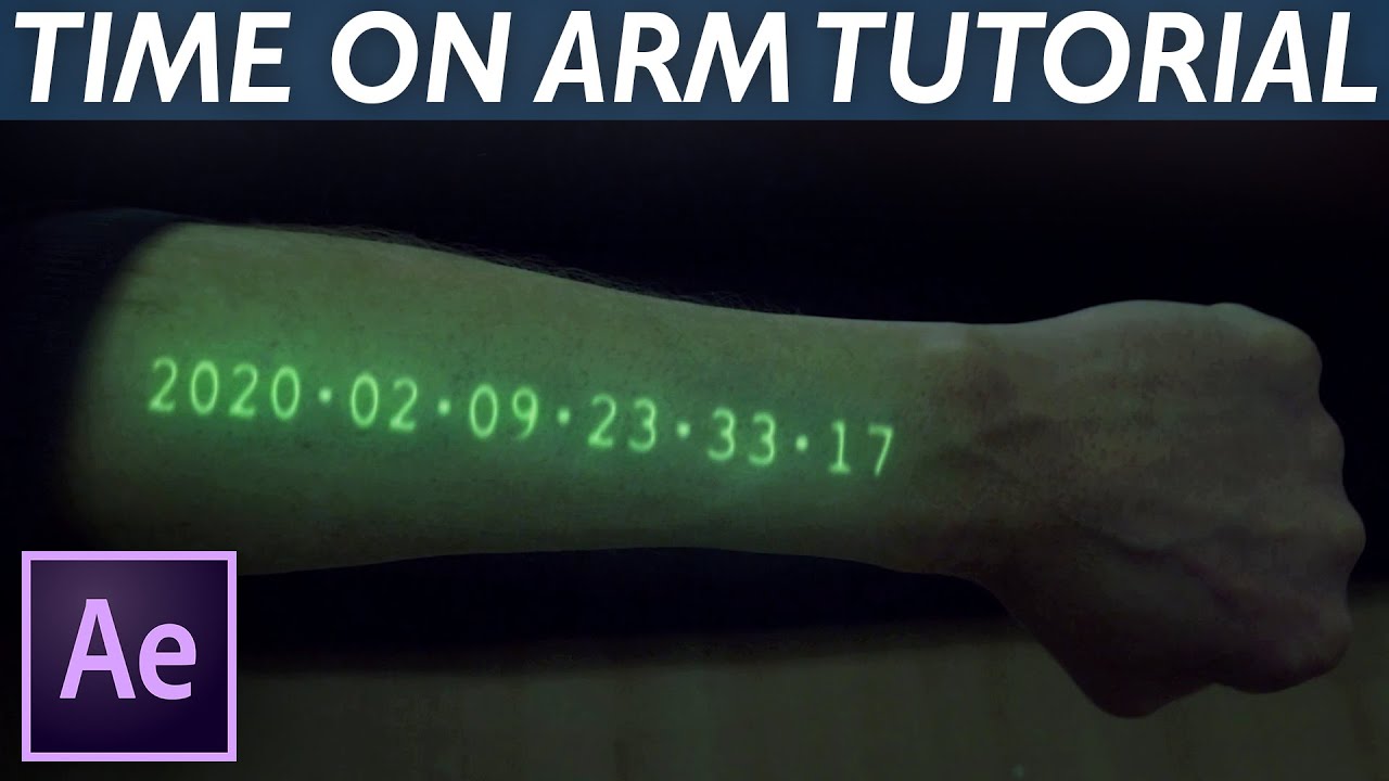 Transparent Watch Hologram (In Time) - After Effects VFX Tutorial