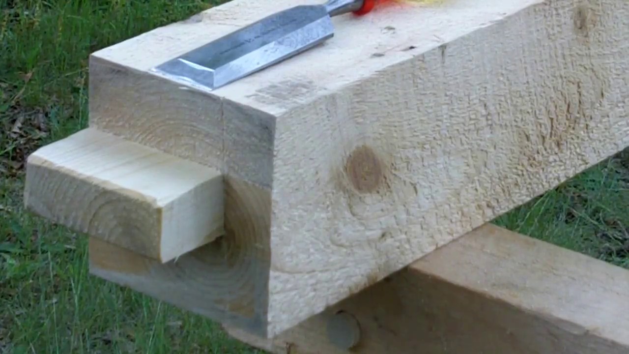 Timber Frame Shed - Making the Short Sills