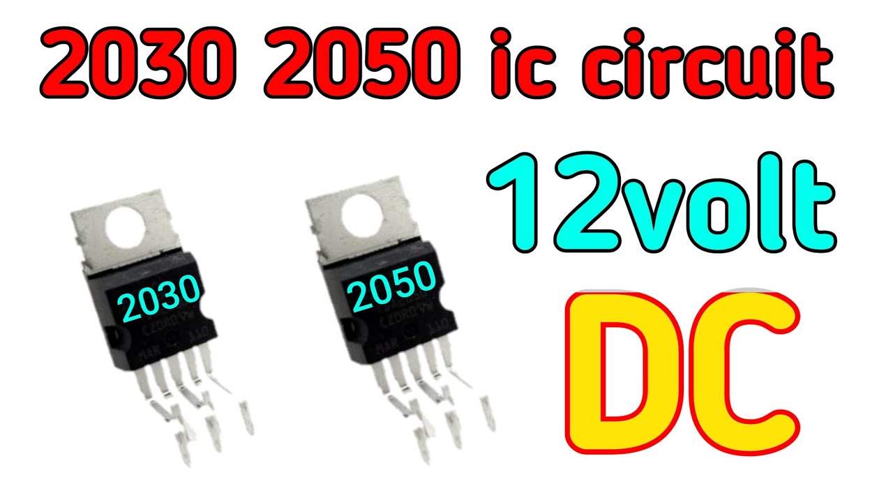 TDA2030 TDA2050 ic circuit//12volt 2030 2050 ic circuit diagram//#electronicsverma
