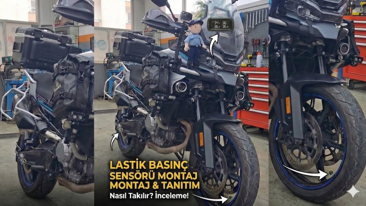 Cf mt 800 motoruma lastik basınç sensörü taktım... 