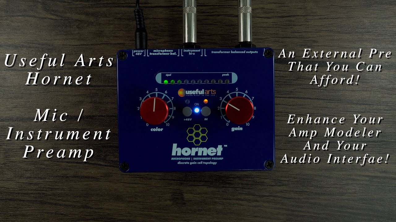 Useful Arts Hornet Preamp | Do You Need A Preamp For Your Interface/Amp Modeler? (No Talking Demo)