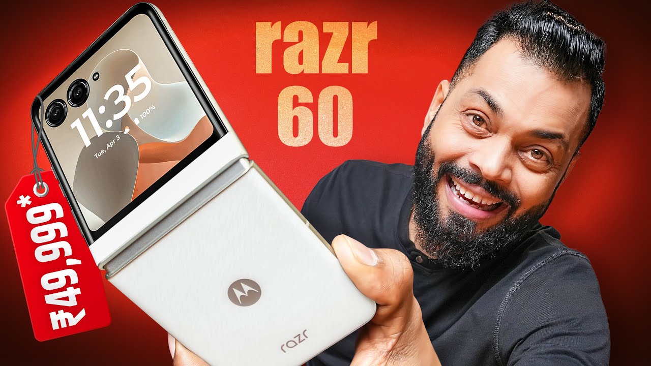Motorola razr 60 Unboxing & Quick Review ⚡ The Best Flip Phone @ ₹49,999!
