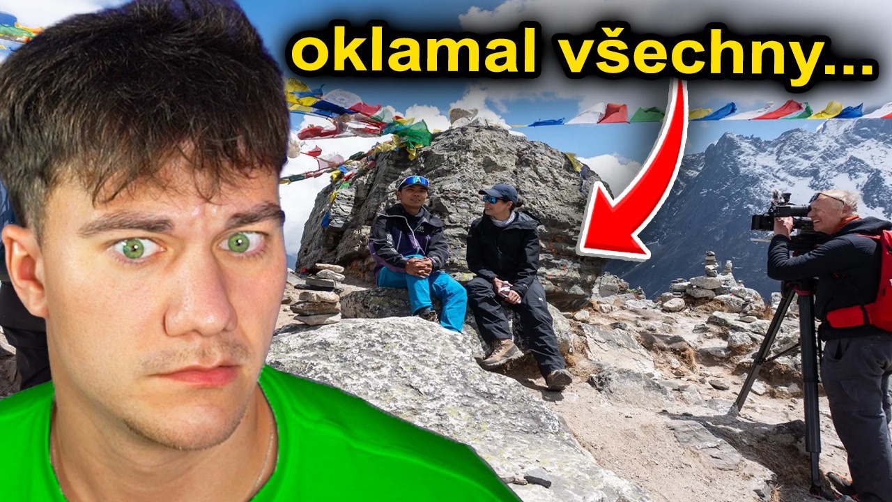 ZFALŠOVAL VÝSTUP NA NEJVĚTŠÍ HORU NA SVĚTĚ...